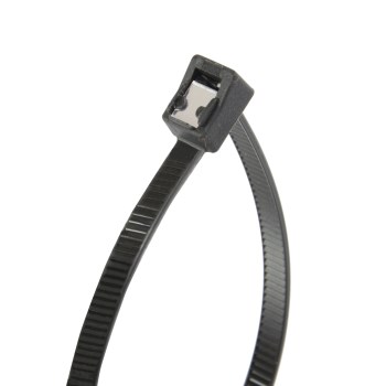 Gardner Bender Self-Cutting Cable Tie, UV Black - 14", 50pk