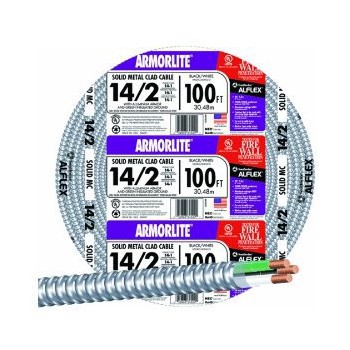 Armorlite Type MC Metal Clad Cable ~ 100 ft