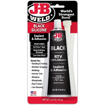 J-B Weld 31319 Black Silicone ~ 3 oz.