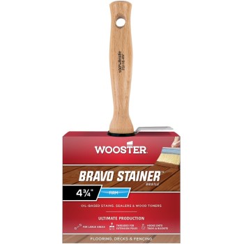 Wooster 0F51160046 Bravo Stainer Brush ~ 4 3/4"