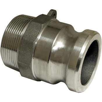 Apache  50400250 Cam &amp; Groove Male Adapter, Part F ~ 2"