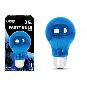 Feit Elec. 25a/tb Party Light Bulb, Blue ~ 120 Volt 25 Watt