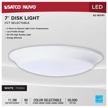 7 Wh Led Disk Light