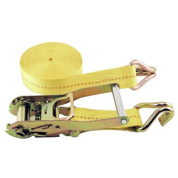 Ratchet Strap w/Double J hook -  2" x 40'