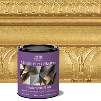 Exterior Dome Gold Metallic Paint ~ Qt
