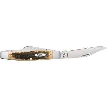 204 Amber Lg Stockman Knife