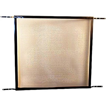 Screen & Storm Door Protective Grille, Bronze Finish Aluminum  ~  24"