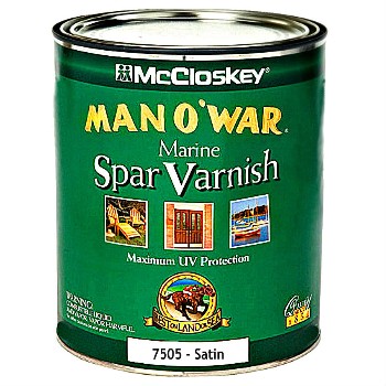 Spar Varnish,  Satin ~ Quart 