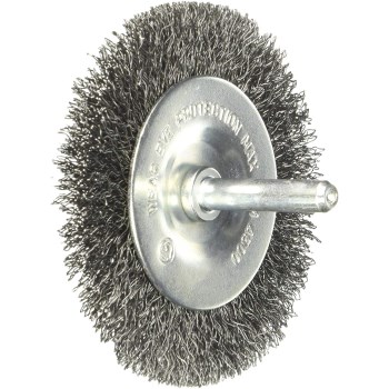 Utility Circular End Brush, Fine  ~ 3" 