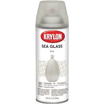 Krylon 9056 Sea Glass Finish Paint, Ice ~ 12 Oz Spray