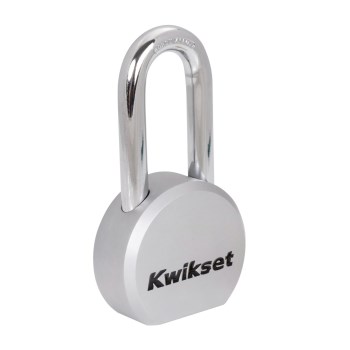 Kwikset SmartKey Padlock - 2-1/2" Solid Steel, 2" Shackle