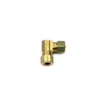 Anderson Metals 750065-06 Brass Elbow, FLF ~ 3/8"