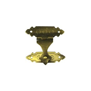 National 211953 Solid Brass/Antique Brass Catch, Visual Pack 1840 