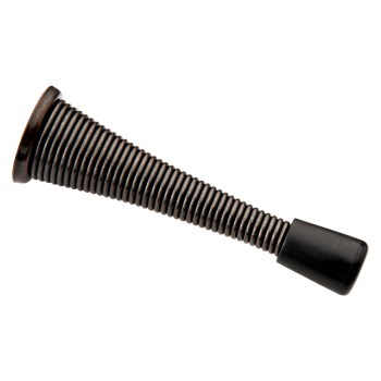 National Hardware Spring Door Stop, Oil Rubbed Bronze - 3"