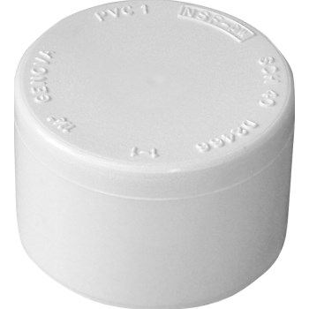 Genova Prod 30155 PVC Slip Cap,  White ~ 1/2"