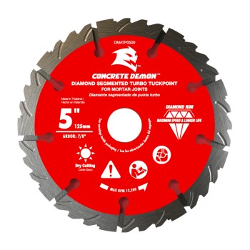 5" Diamond Tuck Point Blade