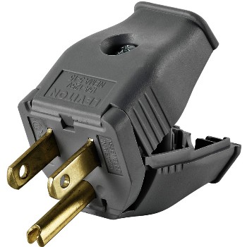 Leviton 001-3W101-GY Clamptite 3-Wire Plug