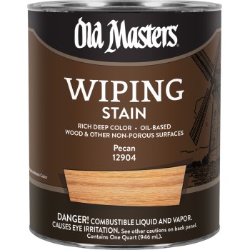 Wiping Wood Stain, Pecan - Quart