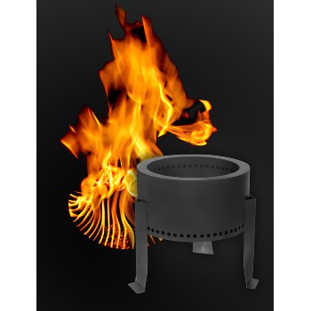 Fire Pit ~  Flame Genie Pellet Firepit