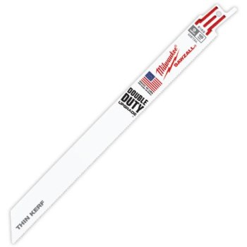 Milwaukee Sawzall Bi-Metal Blade - 9", 18 TPI, 5pk