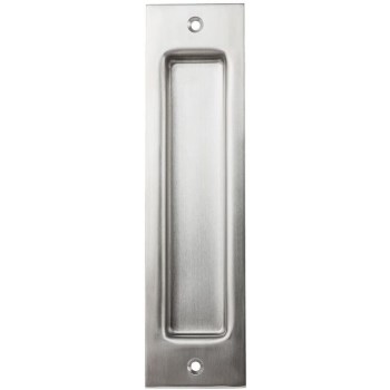 National N187-024 Flush Pull, Satin Nickel Finish ~ 8"