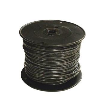 Stranded THHN #12 Single Conductor Wire, Black ~ 500 Ft Roll
