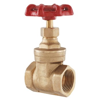 LDR Ind 0221103 Low Lead Brass Gate Valve  ~ 1/2" IPS