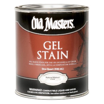 Gel Stain,  Natural Walnut ~ Quart