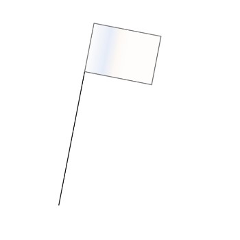 Intertape 900-wt Marking Flag, White