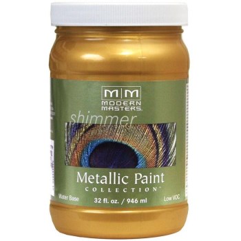 Modern Masters ME660-32 Metallic Paint, Pharaohs Gold 32 Oz