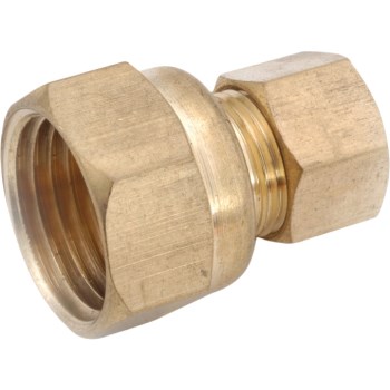 Female Coupling, Lead Free Brass - 7/8" x 3/4"