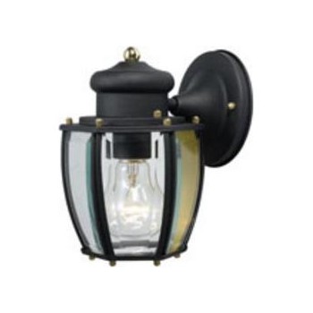 Hardware House  544288 Outdoor Light Fixture - Wall Mount - Textured Black