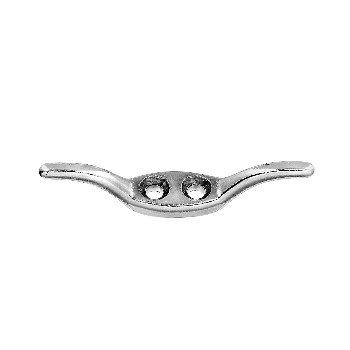 National 223321 Rope Cleat, Nickel Finish Over Zinc ~  2 1/2"