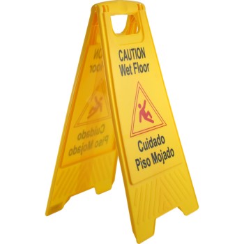 Wf100y Wet Floor Caution Sign