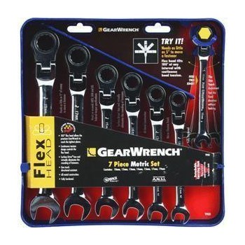 Metric Combo Wrench Set - 7 piece