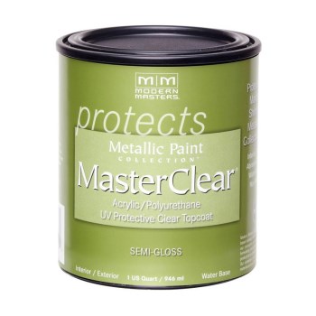 MasterClear Topcoat for Metallic Paint, Satin - Quart
