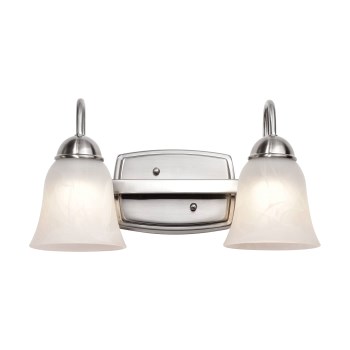 LED Vanity Light, Brushed Nickel - 15W