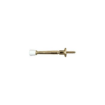 National 154492 Brass Rigid Door Stop, Visual Pack 231 3 inches