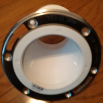 PVC Offset Closet Flange - 4" x 3"