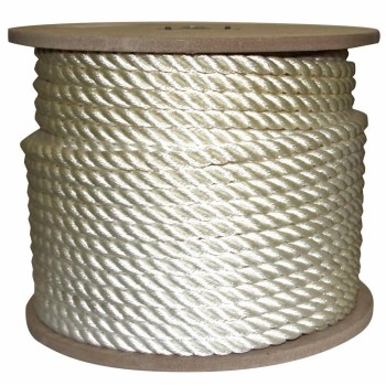 Canada Cordage 430100wht006000 Twisted Nylon Rope ~ 5/16" X 600 Ft