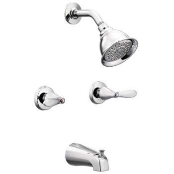 Tub Shower Faucet, 2 Handle