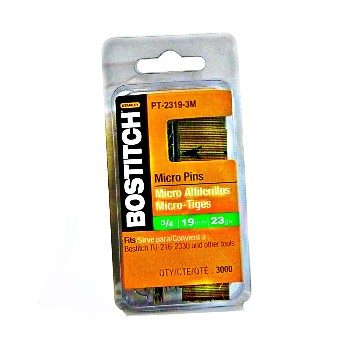 Bostitch PT-2319-3M Headless Pin, 23 Gauge ~ 3/4