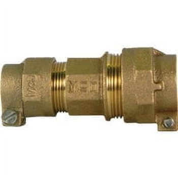 Anderson Metals 1" CTS Brass Compression Union - Lead-Free