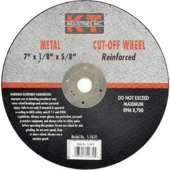 Metal Cut Off Wheel - 7"