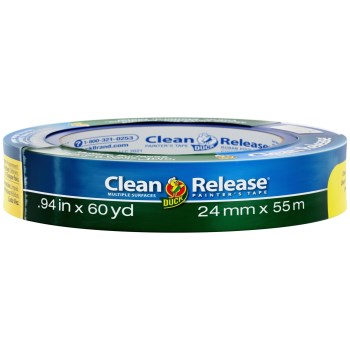 Clean Release Painters Tape, Blue - 1" x 60 Yds