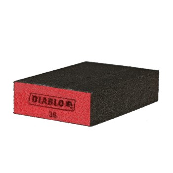 Diablo Flat Edge Sanding Sponge, 36 Grit - 3pk