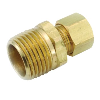 Anderson Metals Lead Free Brass Compression Connector   1/4" x 3/8"
