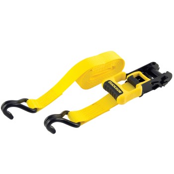 Ratchet Strap, Double J-Hook - 1" x 16 Ft