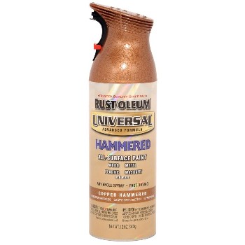 Rust-Oleum 247567 Universal Spray Paint, Hammered Copper  