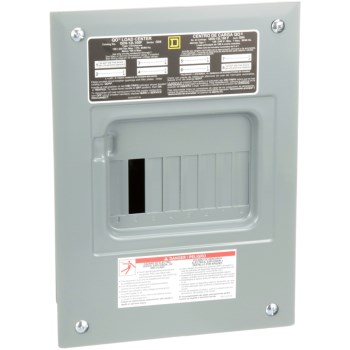 Square D QO Main Lug Indoor Load Center - 100 Amp, (12-Space 24 Circuit)